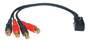 Volkswagen Aux in/out-kabel, original huvudenhet ryhmässä Autohifi / Mikä sopii autooni / Volkswagen / Transporter / Transporter T5.1 2010-2015 / Muut kuljetukset T5.1 2010-2015 @ BRL Electronics (701CT29VW02)