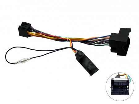 ISO-Kablage BMW med tändningsspänning ryhmässä Autohifi / Mikä sopii autooni / BMW / BMW 5-sarja / BMW E60/E61 2004-2011 / Vaihtaa stereo E60/E61 2004-2011 @ BRL Electronics (701CTHUEBM1)