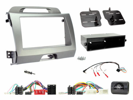 Installationskit Kia Sportage 2011 - 2015 Silver ryhmässä Autohifi / Mikä sopii autooni / Kia / Optima / Optima 2011-2015 @ BRL Electronics (701CTKKI29)