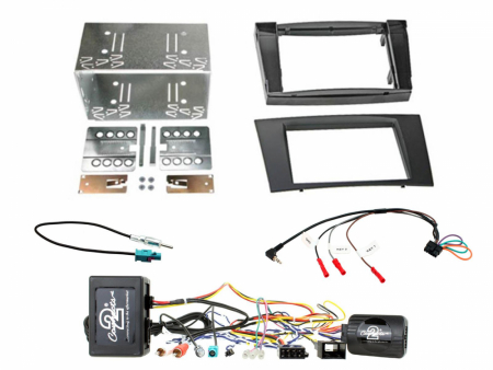 Installationskit för dubbeldin till Mercedes E-Klass/CLK ryhmässä Autohifi / Mikä sopii autooni / Mercedes / E-klass / E-klass 2002-2009 W211 @ BRL Electronics (701CTKMB23)