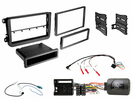 Installationskit Volkswagen Passat 06-08, dubbel-din ryhmässä Autohifi / Mikä sopii autooni / Volkswagen / Passat / Passat B6 2005-2010 / Stereon vaihto Passat B6 2005-2010 @ BRL Electronics (701CTKVW05)