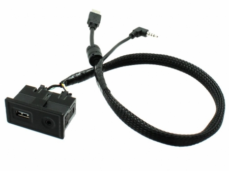 Connects2 Aux- och USB-adapter Volkswagen Golf7 ryhmässä Autohifi / Mikä sopii autooni / Volkswagen / Golf / Golf Mk7 2013-2019 / Byta stereo Golf Mk7 2013-2019 @ BRL Electronics (701CTVWUSB2)