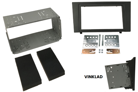 Monteringsram dubbel-DIN Ford Mondeo MK3, vinklad ryhmässä Autohifi / Mikä sopii autooni / Ford / Mondeo / Mondeo 2004-2007 @ BRL Electronics (70450856)