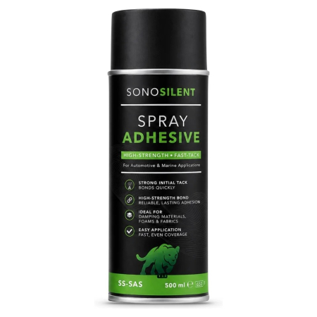SONO Silent SS-SAS sprayliima, 500 ml ryhmässä Autohifi / Tarvikkeet / Rakennusmateriaalit / Matot ja kaiutinkankaat osoitteessa BRL (708SSSAS)