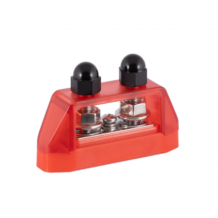 Jakelublokit punaisena, 2 kpl. M8 ryhmässä Autohifi / Tarvikkeet / Jakoblokit @ BRL Electronics (720BBP2)