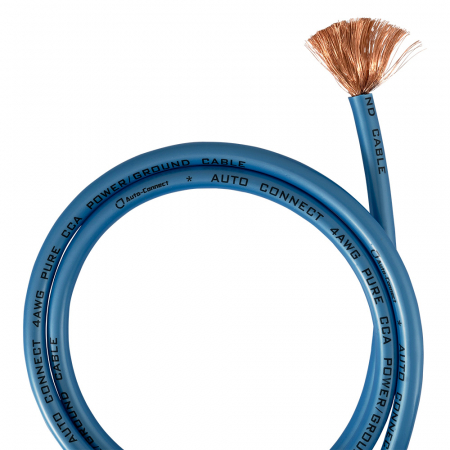 Auto-Connect 6 metrin virtajohto CCA 20mm², sininen ryhmässä Autohifi / Kaapelit / Virtakaapelit @ BRL Electronics (720CCA204BU6M)