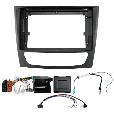 Auto-Connect asennussarja 9 tuuman autosoittimelle, Mercedes E-Class W211 ja CLS C219 ryhmässä Autohifi / Mikä sopii autooni / Mercedes / E-luokka / E-luokka 2002-2009 W211 osoitteessa BRL (720F9MC6)