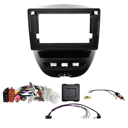Auto-Connect asennussarja 9 tuuman autosoittimelle, Toyota Aygo, Citroën C1 ja Peugeot 107 ryhmässä Autohifi / Mikä sopii autooni / Peugeot / Peugeot 107 / Peugeot 107 2005-2014 osoitteessa BRL (720F9TY5)