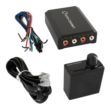 Auto-Connect HLCL34, hög/lågnivå-omvandlare med remote ryhmässä Autohifi / Päätevahvistimet / Monteringstillbehör / Korkea-/matalatasomuuntimet @ BRL Electronics (720HLCL34)