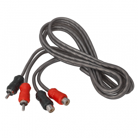 Auto-Connect kierretty RCA-jatkojohto 1,5 metriä, Level 1 ryhmässä Autohifi / Kaapelit / Matalatasokaapelit @ BRL Electronics (720L1RCA15TE)