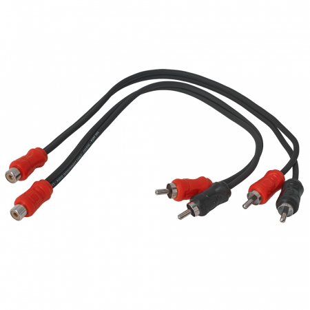 Auto-Connect koaksiaali Y-haaroitin matala taso 2 uros-1 naaras, Level 1 ryhmässä Autohifi / Kaapelit / Matalatasokaapelit @ BRL Electronics (720L1RCAY2M1FC)