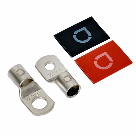 Auto-Connect punainen ja musta putkikaapelikenkä M8/M12, 53 mm² ryhmässä Autohifi / Tarvikkeet / Asennustarvikkeet @ BRL (720L2RT53W)