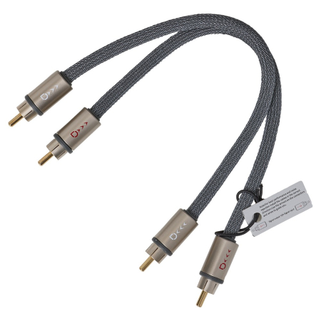 Auto-Connect kierretty linjatasokaapeli 0.25 meter, Level 3 ryhmässä Autohifi / Kaapelit / Matalatasokaapelit osoitteessa BRL (720L3RCA025TBS)