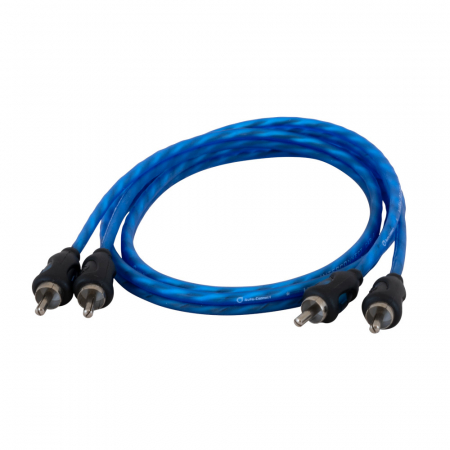 Auto-Connect matalajohdin 1 metri, Level 1 ryhmässä Autohifi / Kaapelit / Matalatasokaapelit @ BRL Electronics (720RCAL11)