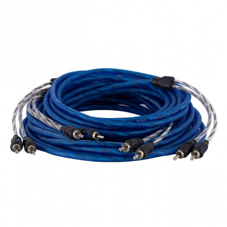 Auto-Connect 4-kanavainen matala kaapeli 5,5 metriä, Level 2 ryhmässä Autohifi / Kaapelit / Matalatasokaapelit @ BRL Electronics (720RCAL2554)