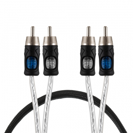Auto-Connect 2-kanavainen matalan tason kaapeli 1 metri, Level 3 ryhmässä Autohifi / Kaapelit / Matalatasokaapelit @ BRL Electronics (720RCAL31)