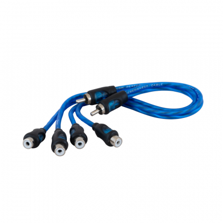 2 kpl Auto-Connect Y-haaroitin Alataso 2 naaras - 1 uros 0,3 m ryhmässä Autohifi / Kaapelit / Matalatasokaapelit @ BRL Electronics (720RCAYL1F)