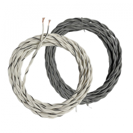 Auto-Connect kierretty kaiutinkaapeli 2x1.0mm² harmaa ja valkoinen, 6 metriä ryhmässä Autohifi / Kaapelit / Kaiutinkaapelit @ BRL Electronics (720SCTWGR2106L2)