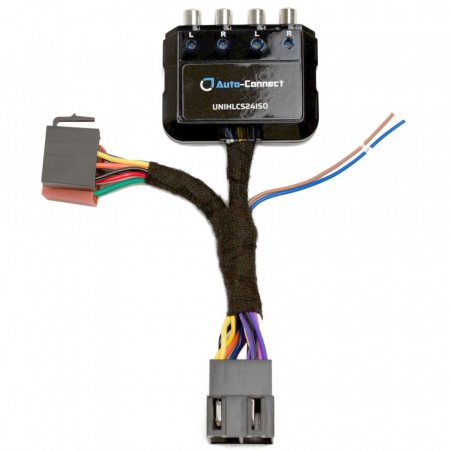 Auto-Connect ISO-ISO neljän kanavan korkea-matala tason muunnin ryhmässä Autohifi / Tarvikkeet / Korkea-/matalatasomuuntimet @ BRL Electronics (720UNIHLCS24ISO)