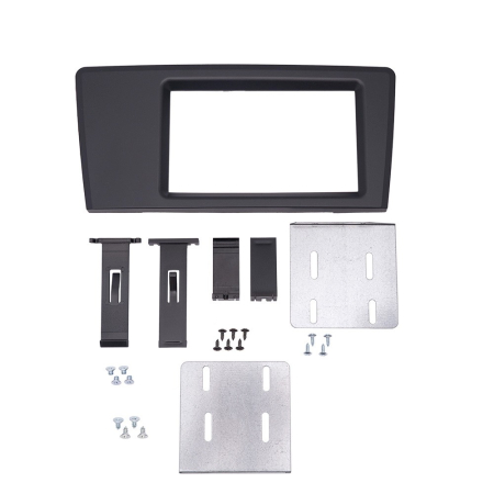 Asennuskehys 2-DIN Volvo V70/S60 2000-2004, tummanharmaa ryhmässä Autohifi / Mikä sopii autooni / Volvo / Volvo XC70 / Volvo XC70 2000-2004 / Vaihda stereo XC70 2000-2004 @ BRL (720VO02FP2DING)