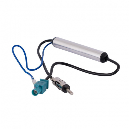 Antenniadapter Fakra - DIN aktiivisella antennilla ryhmässä Autohifi / Mikä sopii autooni / Audi / Audi A4 / Audi A4 2000-2004 / Stereon vaihto @ BRL Electronics (720VW02ANT)