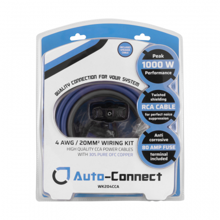 Auto-Connect 30/70 CCA kabelkit, 20mm² ryhmässä Autohifi / Kaapelit / Kaapelisarjat @ BRL Electronics (720WK204CCA)