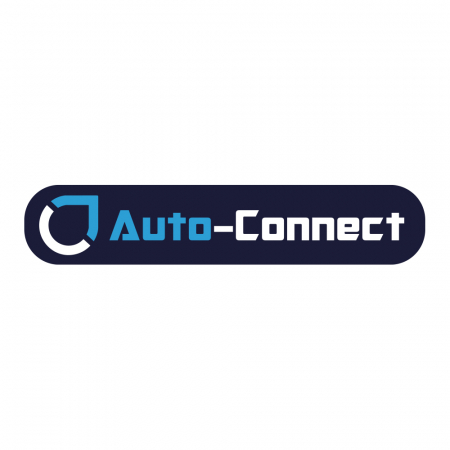 Auto-Connect-tarra 14x3cm, sininen ryhmässä Autohifi / Tarvikkeet / Merchandise @ BRL Electronics (729LOGOFBL)