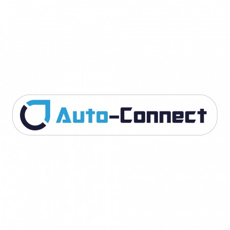 Auto-Connect-tarra 14x3cm, valkoinen ryhmässä Autohifi / Tarvikkeet / Merchandise @ BRL Electronics (729LOGOFW)