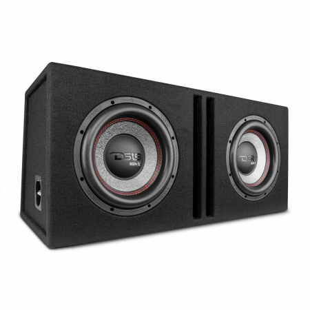 DS18 GEN-X210LD, portattu 2x10 tuuman subwoofer kotelo ryhmässä Autohifi / Subwooferit / Bassokotelot @ BRL Electronics (803GENX210LD)