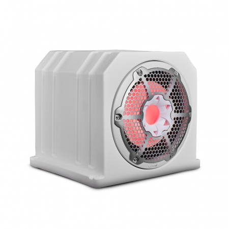 DS18 NXL-10SUBLD/W, 10 tuuman merellinen bassokaiutin RGB LED-valaistuksella, valkoinen ryhmässä Autohifi / Venehifi / Venesubwooferit @ BRL Electronics (803NXL10SUBLDW)