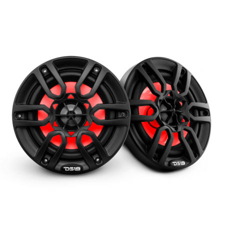 DS18 NXL-6, musta 6,5 tuuman merikaiutin LED-valolla, pari ryhmässä Autohifi / Venehifi / Venekaiuttimet @ BRL Electronics (803NXL6BK)