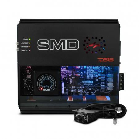 DS18 SMD-200.4AB, 4-kanavainen vahvistin - Steve Meade Designs ryhmässä Autohifi / Päätevahvistimet / Nelikanavainen @ BRL Electronics (803SMD2004AB)