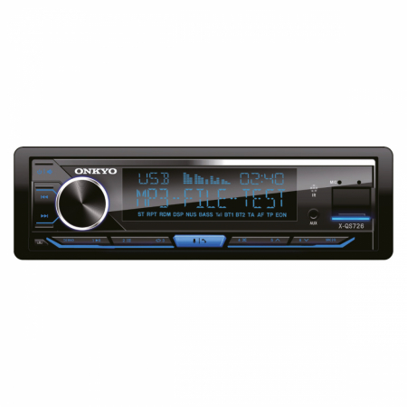 Onkyo X-QS726, Bluetooth-autostereo, jossa 3 paria matalatasoisia (4V)