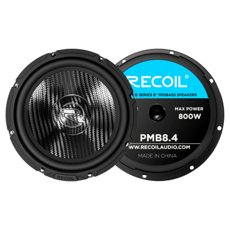 Recoil PMB8.4, 8-tuumainen keski-basso/keskiäänielementti, pari ryhmässä Autohifi / Kaiuttimet / Midbasso osoitteessa BRL (808PMB84)