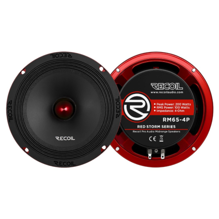 Recoil RM65-4P, 6,5 tuuman keskiääni, pari ryhmässä Autohifi / Kaiuttimet / Midbasso osoitteessa BRL (808RM654P)