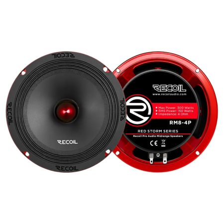 Recoil RM8-4P, 8-tuumainen keskiääni-/midbassokaiutin, pari ryhmässä Autohifi / Kaiuttimet / Midbasso osoitteessa BRL (808RM84P)