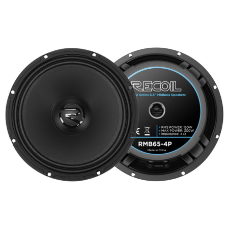 Recoil RMB65-4P, 6,5-tuumainen midbass/keskiääni, pari ryhmässä Autohifi / Kaiuttimet / Midbasso osoitteessa BRL (808RMB654P)