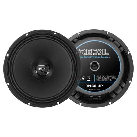 Recoil RMB8-4P, 8-tuumainen midbass/keskiäänielementti, pari ryhmässä Autohifi / Kaiuttimet / Midbasso osoitteessa BRL (808RMB84P)
