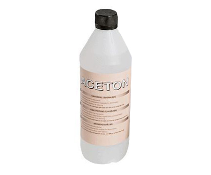 Aceton 1L ryhmässä Autohifi / Tarvikkeet / Rakennusmateriaalit / Muovivarusteet @ BRL Electronics (820ACETON1)