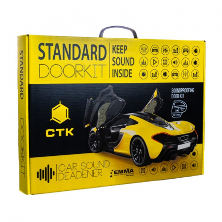 CTK Doorkit, dämpning av bildörr ryhmässä Autohifi / Tarvikkeet / Vaimennusmateriaalit  @ BRL Electronics (827DOORKITS)