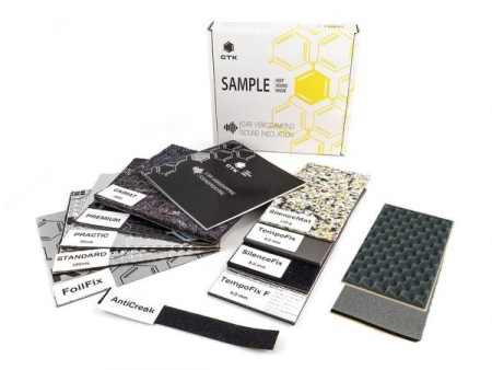 CTK SampleBox startkit ryhmässä Autohifi / Tarvikkeet / Vaimennusmateriaalit @ BRL Electronics (827SAMPLEBOX)
