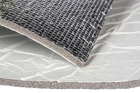 Vibrofiltr PPE ECO Foil 8 mm, 25 ark, ljud-och värmeisolerande matta ryhmässä Autohifi / Tarvikkeet / Vaimennusmateriaalit  @ BRL Electronics (828PPEECO8F)