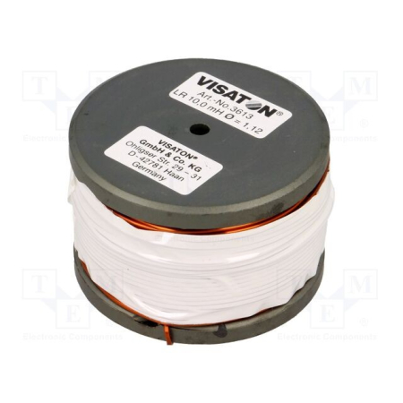 Visaton spole LR 10 mH / 56mm ryhmässä Kotihifi / Rakenna itse / Jakosuotimet @ BRL (8303613)