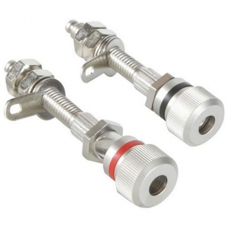 Dayton Audio Högtalarterminaler BPA3-8 Satin nickel ryhmässä Kotihifi / Rakenna itse / Tarvikkeet @ BRL Electronics (860BPA38SN)