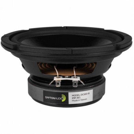 Dayton Audio DC160-8, 6.5tums midbas/mellanregister ryhmässä Kotihifi / Rakenna itse / Kaiutinelementit @ BRL Electronics (860DC1608)