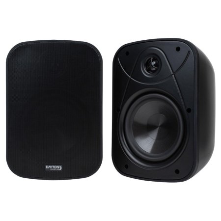 Dayton Audio IO65XP, aktiiviset 6,5 tuuman ulkokaiuttimet, musta pari ryhmässä Uutuudet osoitteessa BRL (860IO65XPB)