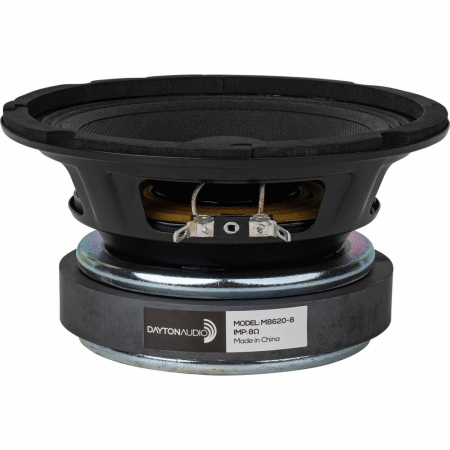 Dayton Audio MB620-8, 6.5tums midbas ryhmässä Kotihifi / Rakenna itse / Kaiutinelementit @ BRL Electronics (860MB6208)