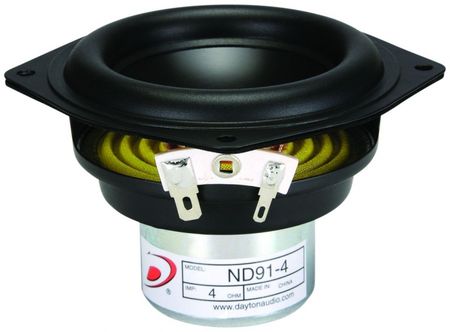 Dayton Audio ND91-4  ryhmässä Kotihifi / Rakenna itse / Kaiutinelementit @ BRL Electronics (860ND914)