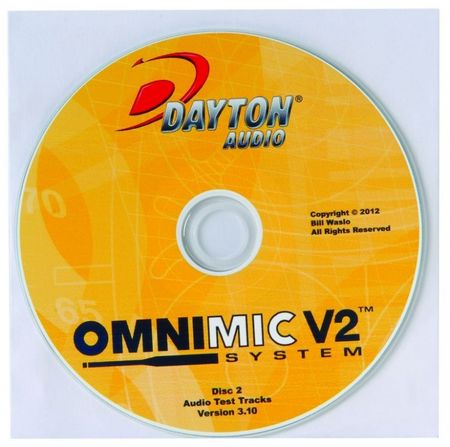 Dayton Audio OMCD Version 3 Test Track CD ryhmässä Kotihifi / Tarvikkeet / Mittaus- ja kalibrointilaitteet @ BRL Electronics (860OMCD)