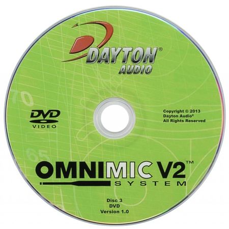 Dayton Audio OMDVD Test för OmniMic ryhmässä Kotihifi / Tarvikkeet / Mittaus- ja kalibrointilaitteet @ BRL Electronics (860OMDVD)